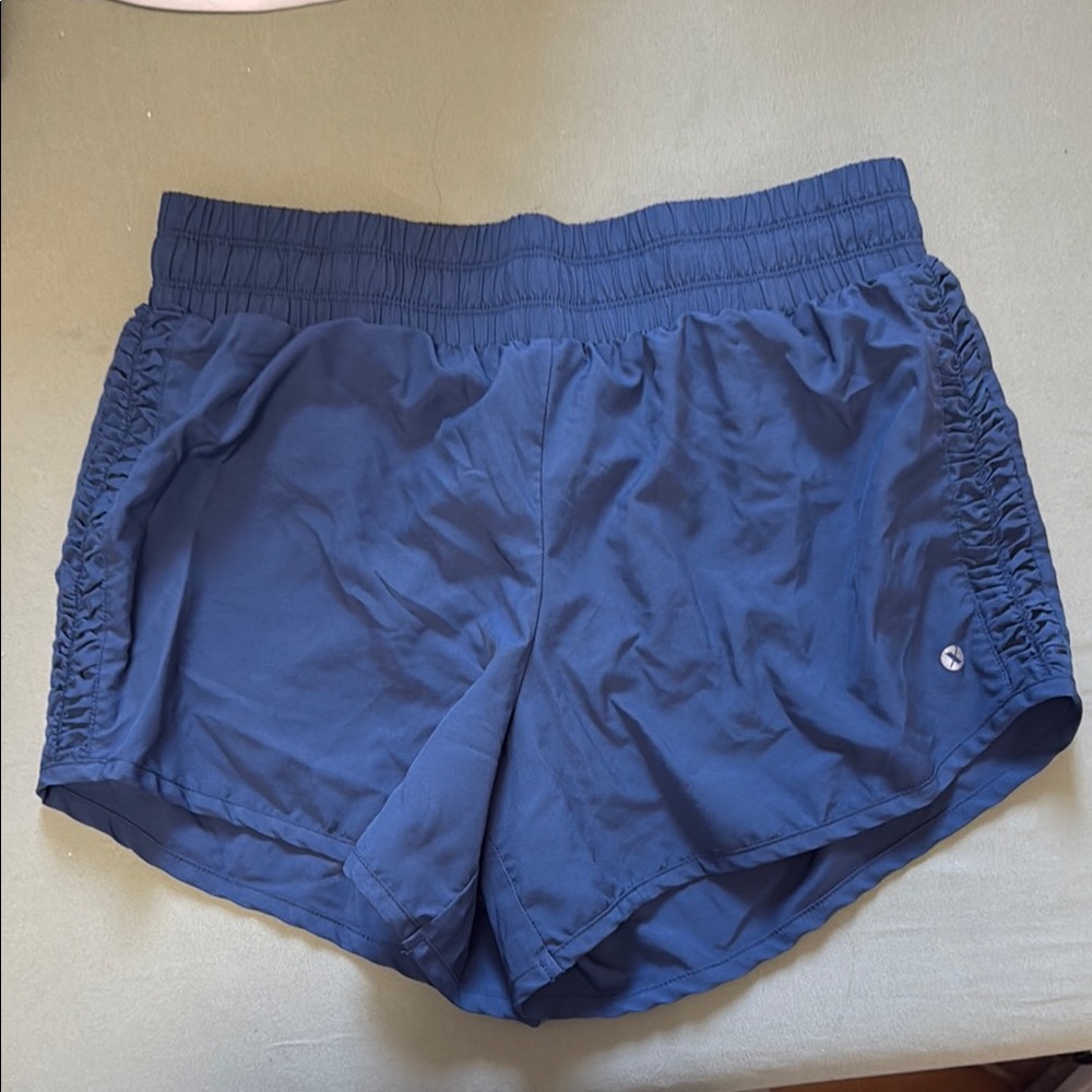 Women's Blue Athletic Shorts